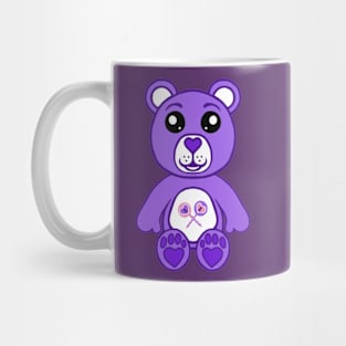 Purple Warrior Bear 2.0 Mug